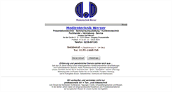 Desktop Screenshot of medientechnik-werner.de